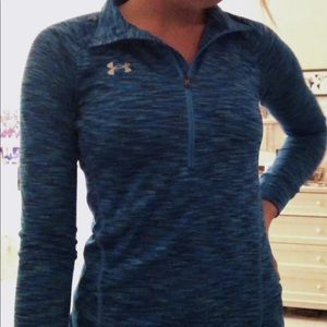 Blue Half Zip Under Amour Pullover